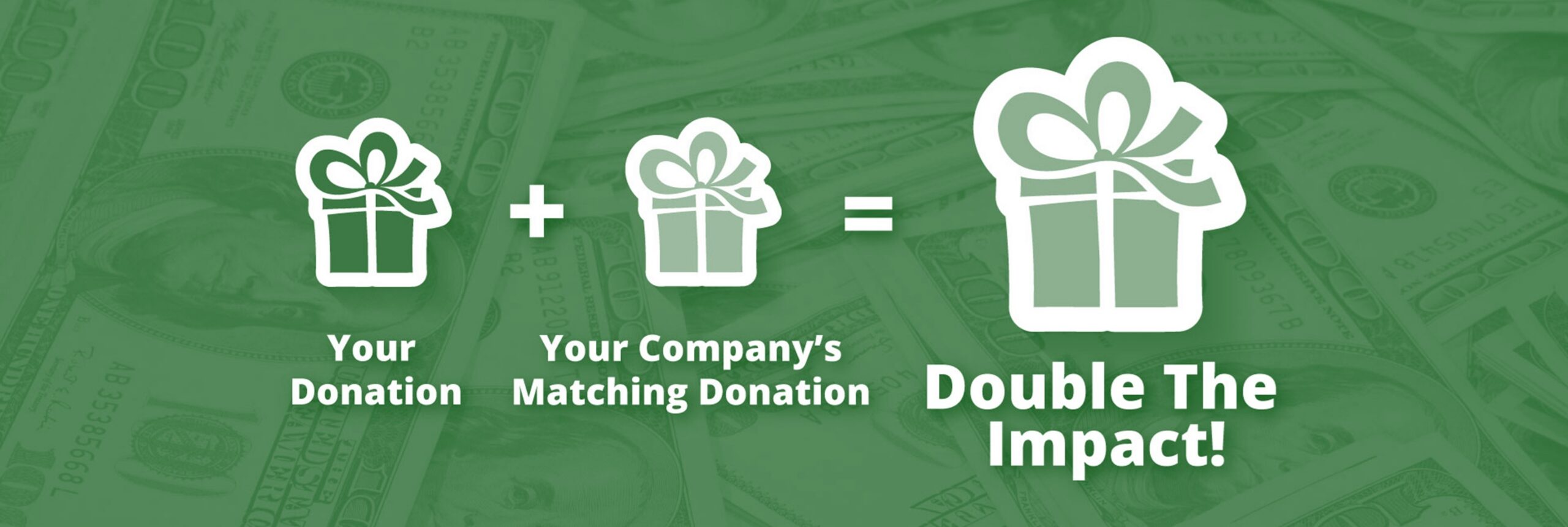Double the Donation Graphic